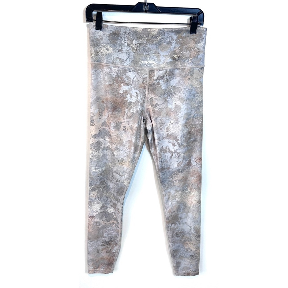 Athleta Lace Foil Elation Gilded Tight Leggings
